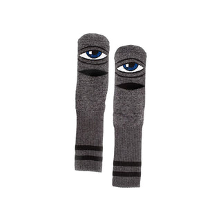 Toy Machine Socks Sect Eye Heather Black Crew Pair