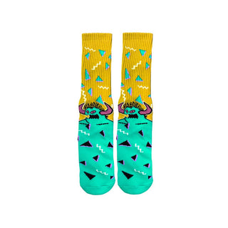 Toy Machine Socks 80's Monster Yellow Crew Pair