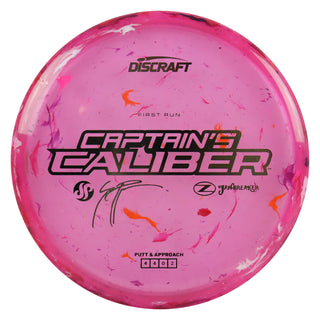 Discraft Disc Golf 2026 First Run Captain's Caliber Z Jawbreaker Pink/Silver 173-174g