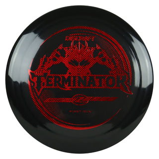 Discraft Disc Golf First Run Z Line Terminator Distance Driver 12/5/-1/3 Black/Red Weave 173g