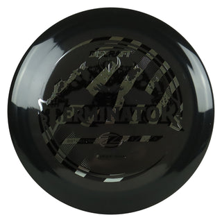 Discraft Disc Golf First Run Z Line Terminator Distance Driver 12/5/-1/3 Black/Black Silver 172g