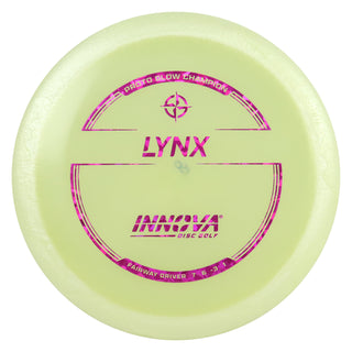 Innova Disc Golf Proto Glow Champion Lynx Fairway Driver 7/6/-3/1 Magenta Shatter 150 grams