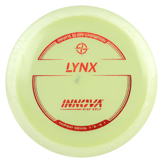 Innova Disc Golf Proto Glow Champion Lynx Fairway Driver 7/6/-3/1 Red Shimmer 149 grams