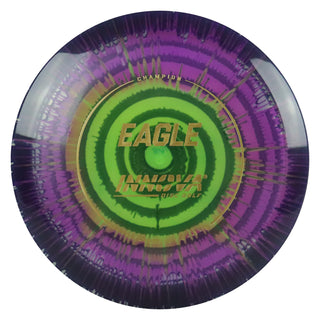Innova Disc Golf Champion I-Dye Eagle Fairway Driver 7/4/-1/3 Black Swirl/Gold 168 grams