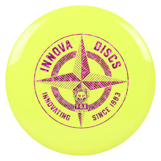 Innova Disc Golf Star Fox First Run Midrange 5/6/-2/1 Yellow/Magenta Shatter 176 grams