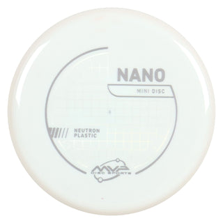 MVP Disc Golf Nano Mini Marker Project Lab Coat Proton PLC Neutron White