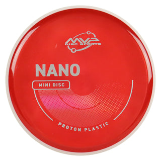 MVP Disc Golf Nano Mini Marker Project Lab Coat Neutron PLC Proton Red Shimmer