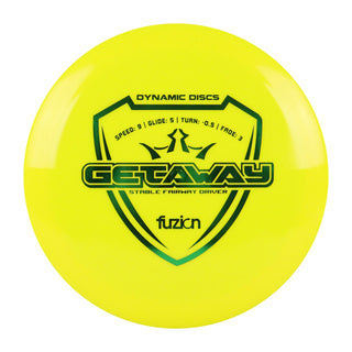 Dynamic Disc Golf Fuzion Getaway Fairway Driver 9/5/-0.5/3 Yellow/Green 173 grams