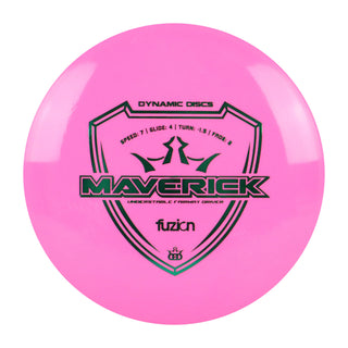 Dynamic Disc Golf Fuzion Maverick Fairway Driver 7/4/-1.5/2 Pink/Green 171 grams