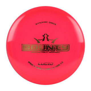 Dynamic Disc Golf Lucid Bounty Midrange Disc 4/5/-1.5/0.5 Red/Gold 176 grams