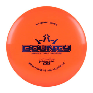 Dynamic Disc Golf Lucid Ice Gimmer Bounty Midrange Disc 4/5/-1.5/0.5 Orange/Blue 177 grams