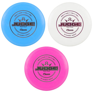 Dynamic Disc Golf Classic Judge Putter 2/4/0/1 - Choose Exact Disc