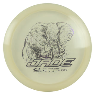 Latitude 64 Disc Golf Opto Jade Distance Driver 9/6/-2/1 Clear/Purple 159 grams