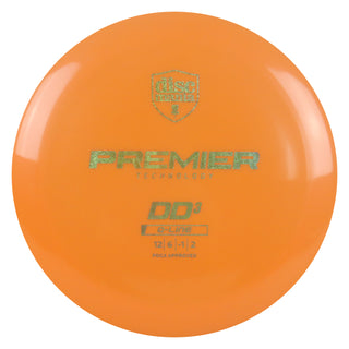 Discmania Disc Golf Premier Q-Line DD3 Distance Driver 12/6/-1/2 Orange/Green Shimmer 167 grams