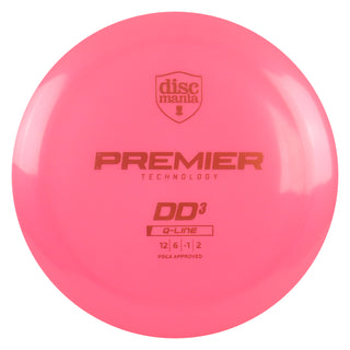 Discmania Disc Golf Premier Q-Line DD3 Distance Driver 12/6/-1/2 Pink/Orange 173 grams