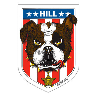 Powell Peralta Skateboard Sticker Frankie Hill Bulldog 3" x 4.8" 5-Pack