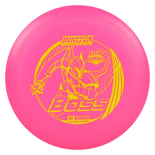 Innova Disc Golf DX Boss Distance Driver 13/5/-1/3 Pink/Yellow 175 grams
