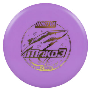 Innova Disc Golf DX Mako3 Midrange Disc 5/5/0/0 Purple/Gold 157 grams