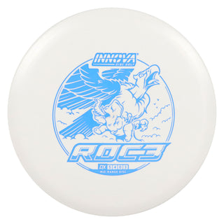 Innova Disc Golf DX Roc3 Midrange Disc 5/4/0/3 White/Blue 167 grams