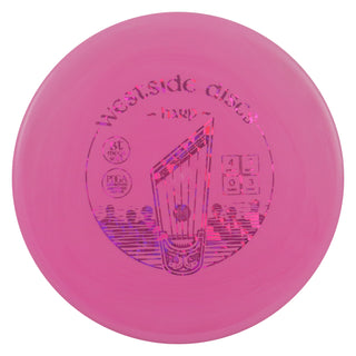 Westside Disc Golf BT Megasoft Harp Putt and Approach 4/3/0/3 Pink/Magenta Shatter 176 grams