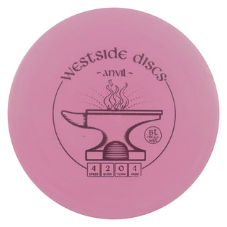 Westside Disc Golf BT Megasoft Anvil Midrange 4/2/0/4 Pink/Purple 171 grams