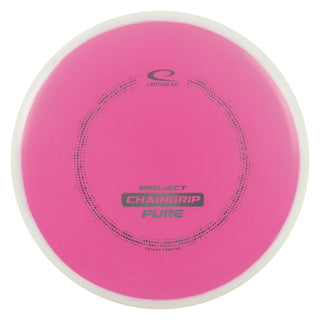 Latitude 64 Project ChainGrip Pure Prototype Putter 3/3/-1/1 Pink/Teal 174 grams