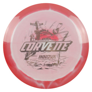 Innova Disc Golf Halo Star Corvette Distance Drivr 14/6/-1/2 White Red/Silver 171 grams