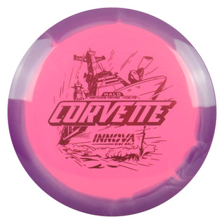Innova Disc Golf Halo Star Corvette Distance Drivr 14/6/-1/2 Pink Purple/Red 173 grams