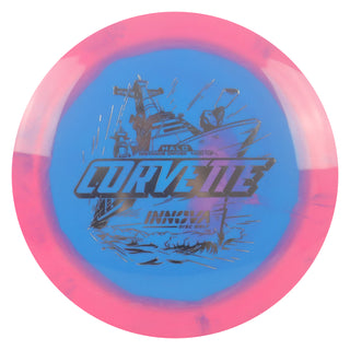 Innova Disc Golf Halo Star Corvette Distance Drivr 14/6/-1/2 Blue Pink/Silver 173 grams