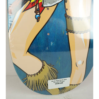 Blem Hook Ups Skateboard Deck Pocahook-ups 8.5" Blue