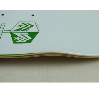 Blem Powell Mini Logo Skateboard Deck K20 Chevron Detonator White 8.25" x 31.95"