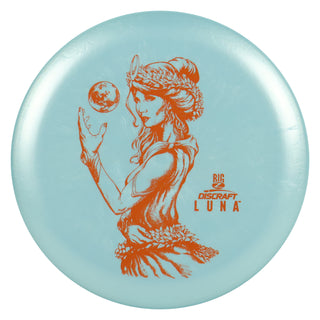 Discraft Disc Golf Paul McBeth Signature Big Z Luna Putter 3/4/0/2 Light Blue/Orange 175g