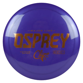 Climo Disc Golf Major Line Osprey Distance Driver 10/6/-3/1 Purple/Bronze 169g