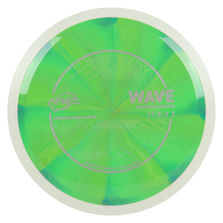 MVP Discs Sports Project Lab Coat Cosmic Neutron Wave Distance Driver 11/5/-2/2 Green Blue 163 grams