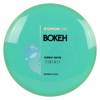 Axiom Disc Golf Simon Line Neutron Bokeh Fairway Driver 7/6/0/1 Teal/Teal 175 grams