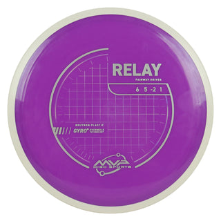 MVP Discs Sports Project Lab Coat Neutron Relay Fairway Driver 6/5/-2/1 Purple 168 grams