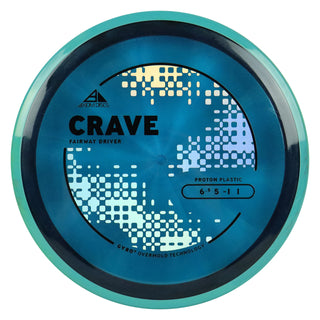 Axiom Discs Project Lab Coat Proton Crave 6.5/5/-1/1 Dark Blue Shimmer/Teal 169 grams