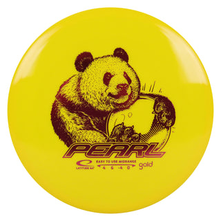 Latitude 64 Disc Golf Gold Pearl Midrange 4/6/-4/0 Yellow/Red 158 grams