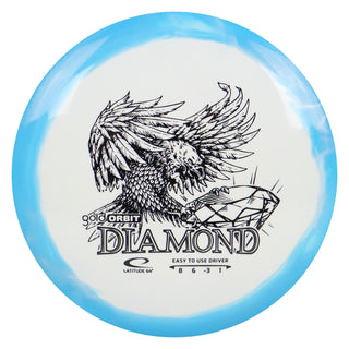 Latitude 64 Disc Golf Gold Orbit Diamond Fairway Driver 8/6/-3/1 Blue/Black 156 grams