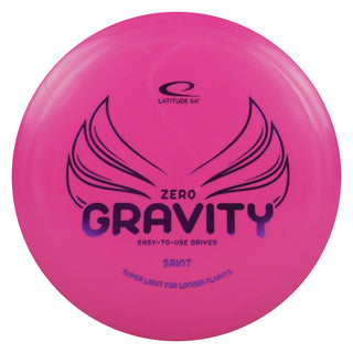 Latitude 64 Disc Golf Zero Gravity Saint Fairway Driver 9/7/-1/2 Pink/Purple 130 grams