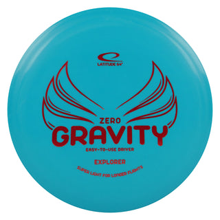 Latitude 64 Disc Golf Zero Gravity Explorer Fairway Driver 7/5/0/2 Turquoise/Red 123 grams
