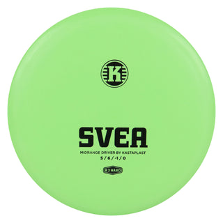 Kastaplast Disc Golf K3 Hard Svea Midrange 5/6/-1/0 Green/Black 178 grams