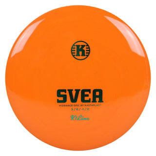 Kastaplast Disc Golf K1 Svea Midrange 5/6/-1/0 Orange/Green 176 grams