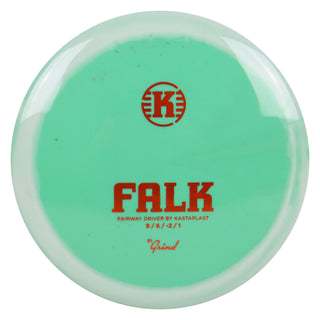 Kastaplast Disc Golf K1 Grind Falk Fairway Driver 9/6/-2/1 Green White/Orange 173 grams
