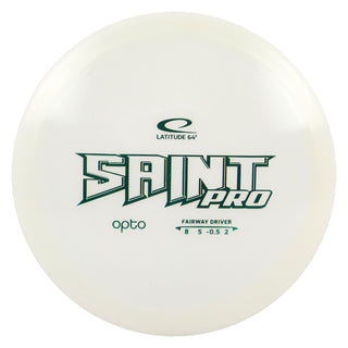Latitude 64 Disc Golf Opto Saint Pro Fairway Driver 8/5/-0.5/2 White/Green 176 grams