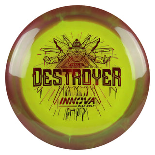 Innova Disc Golf Halo Star Destroyer Distance Driver 12/5/-1/3 Brown Yellow/Red 171 grams