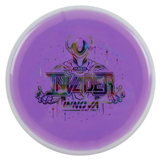 Innova Disc Golf Halo Star Invader Putter 3/2/0/1 White Purple/Jellybean 169 grams