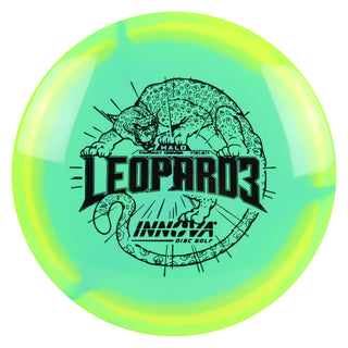 Innova Disc Golf Halo Star Leopard3 Fairway Driver 7/5/-2/1 Yellow Teal/Black 171 grams