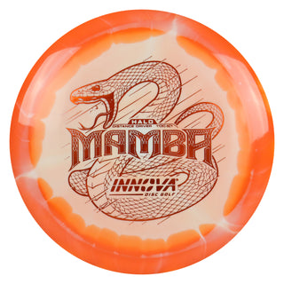 Innova Disc Golf Halo Star Mamba Distance Driver 11/6/-5/1 Orange White/Orange 150 grams