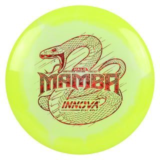 Innova Disc Golf Halo Star Mamba Distance Driver 11/6/-5/1 Yellow/Black Stars 161 grams